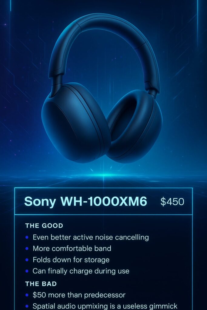 Sony WH-1000XM6 Review: A Familiar Favorite with Smart Tweaks—But at a Premium Price