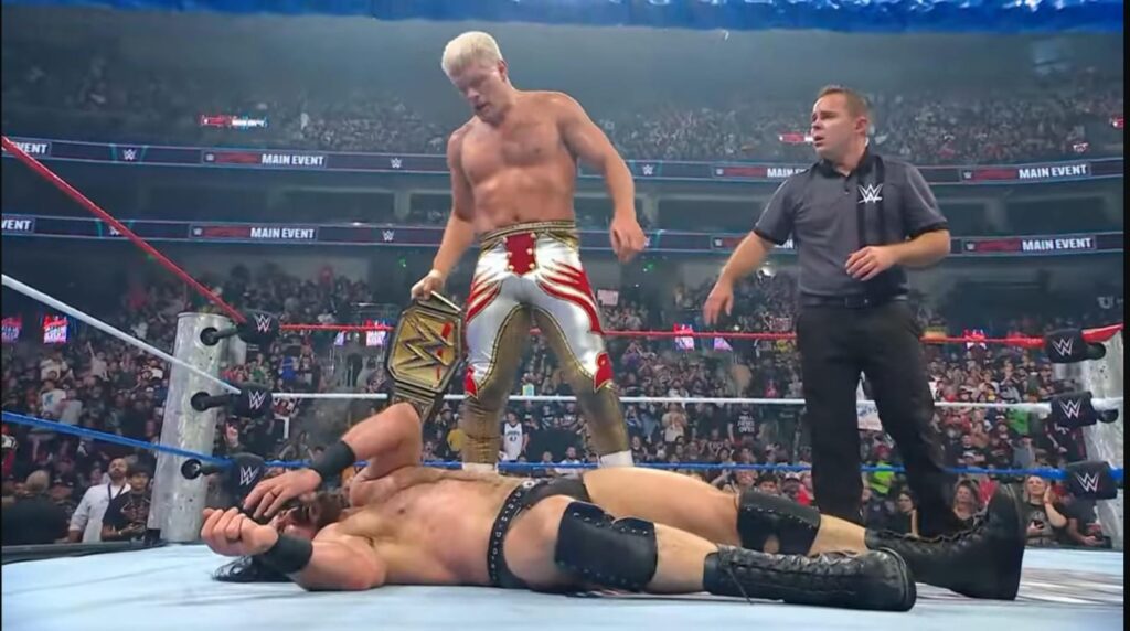Cody Rhodes Defeated Drew Mcintyre And Retain His Undisputed WWE Championship